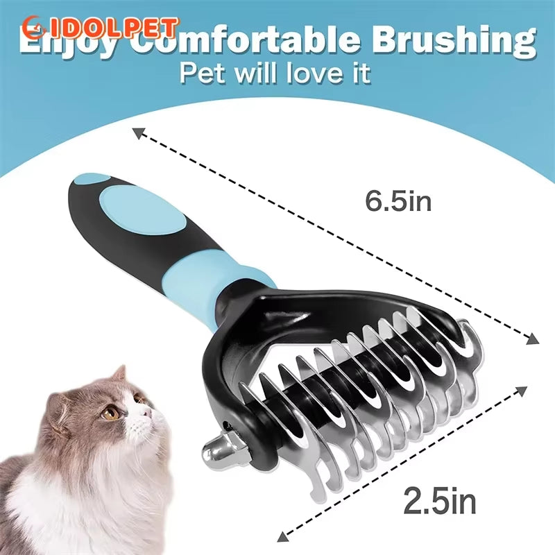 Dual-Sided Deshedding Rake