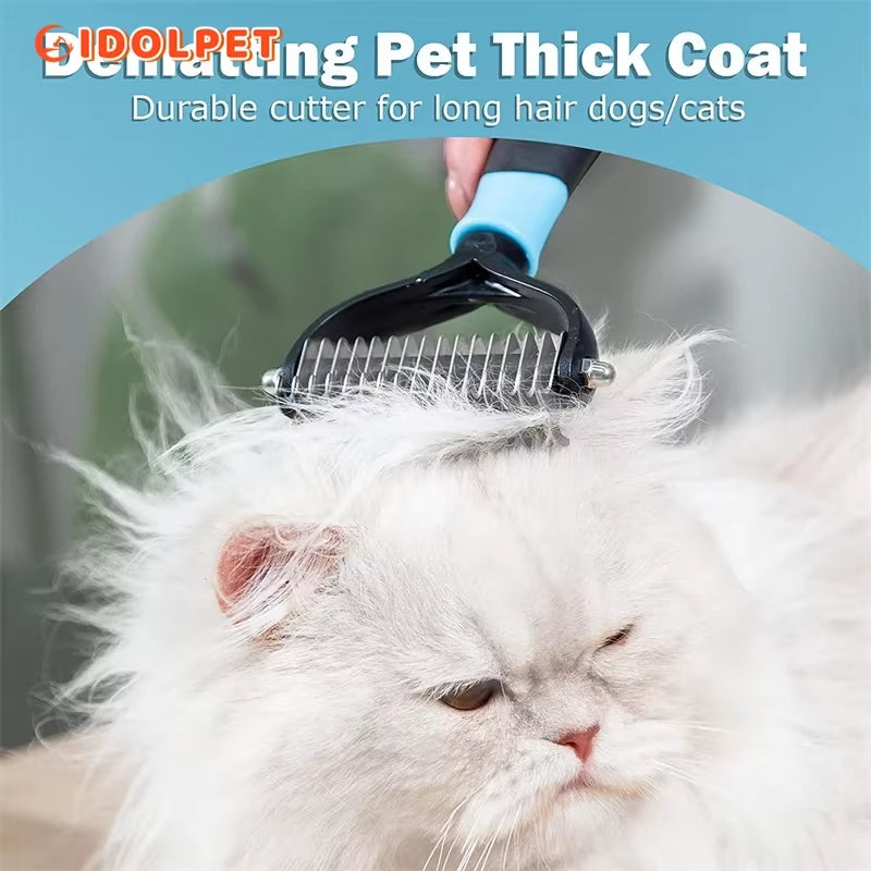 Dual-Sided Deshedding Rake
