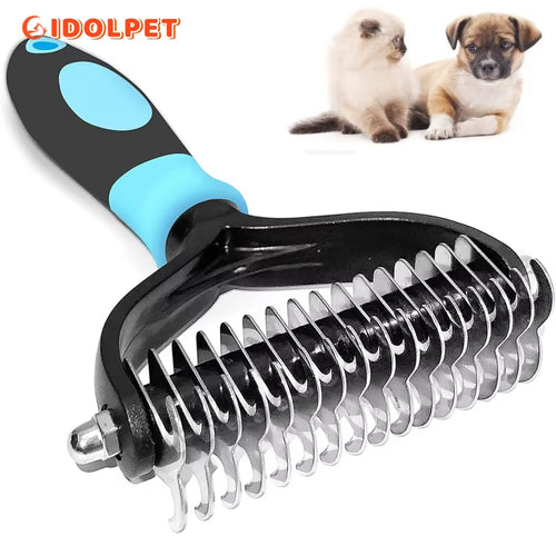 Dual-Sided Deshedding Rake