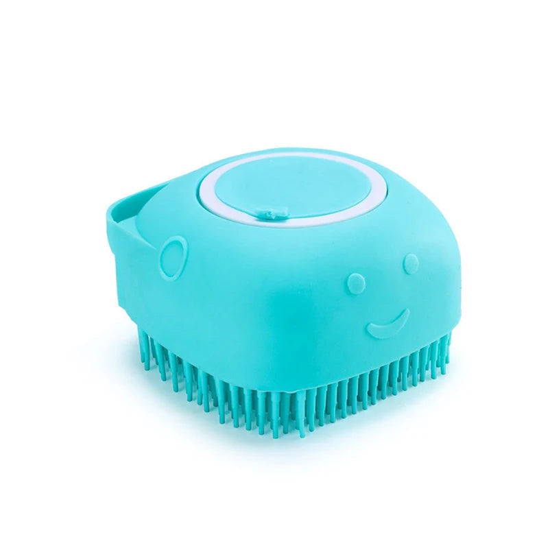 Bath Massage Brush Bathroom Multifunctional Puppy Big Dog Cat Soft Safety Silicone Pet Accessories for Dogs Cats Tools